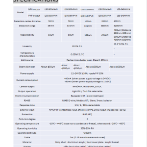 Laser Distance Replacement Sensor - Ảnh 3