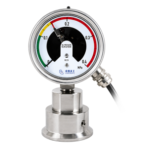 PECCRM-063F6 Stainless Steel Electric Contact Diaphragm Pressure Gauge